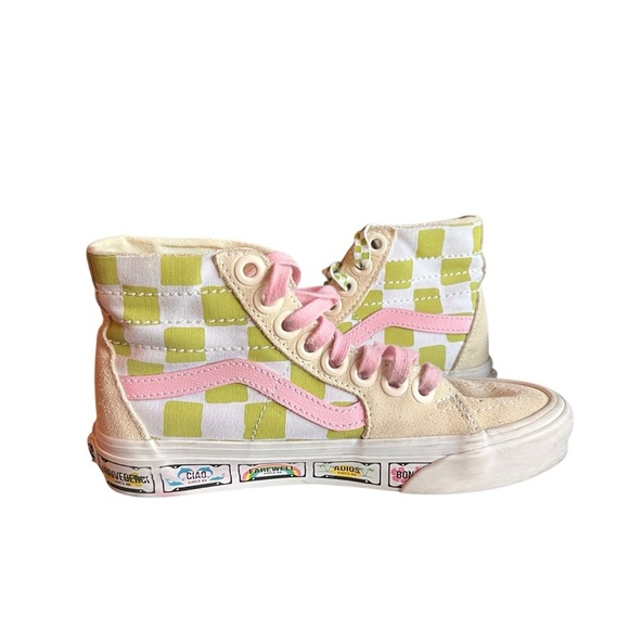 Vans Emma Mulholland on Holiday x Sk8-Hi Tapered 'Whimsical Checkerboard' Size 6 - Picture 5 of 13